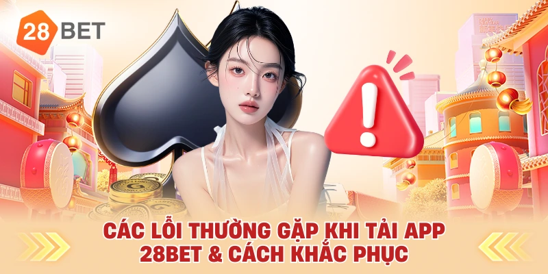 Các Lỗi Thường Gặp Khi Tải App 28bet & Cách Khắc Phục